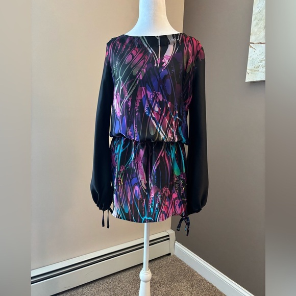 Bisou Bisou Multicolor Abstract Tunic - Picture 1 of 7